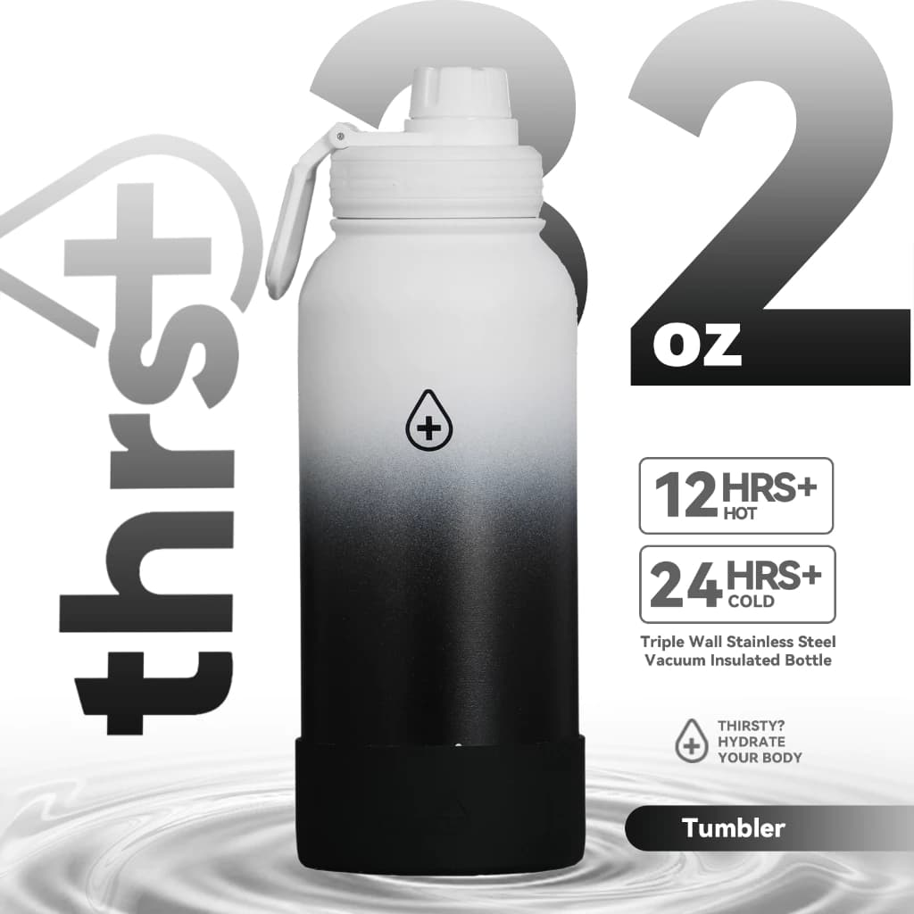 thrs+ 32oz plain Stainless Steel Tumbler Crimson