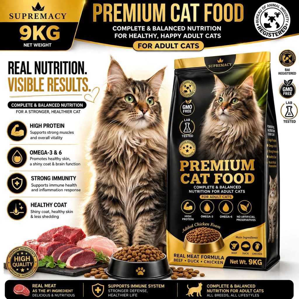 Supremacy Premium Cat Food 1Kg
