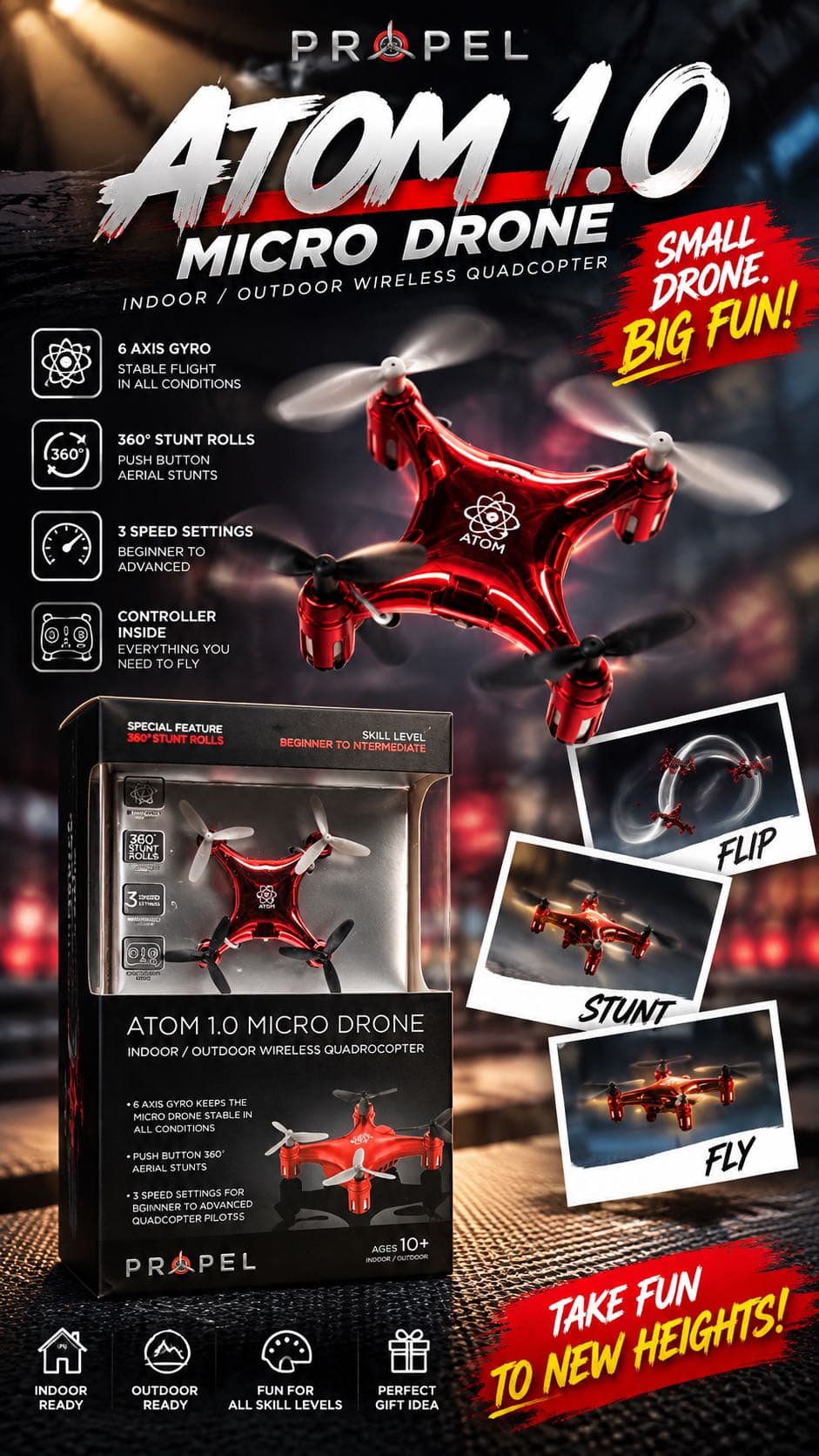PROPEL ATOM 1.0 MICRO DRONE