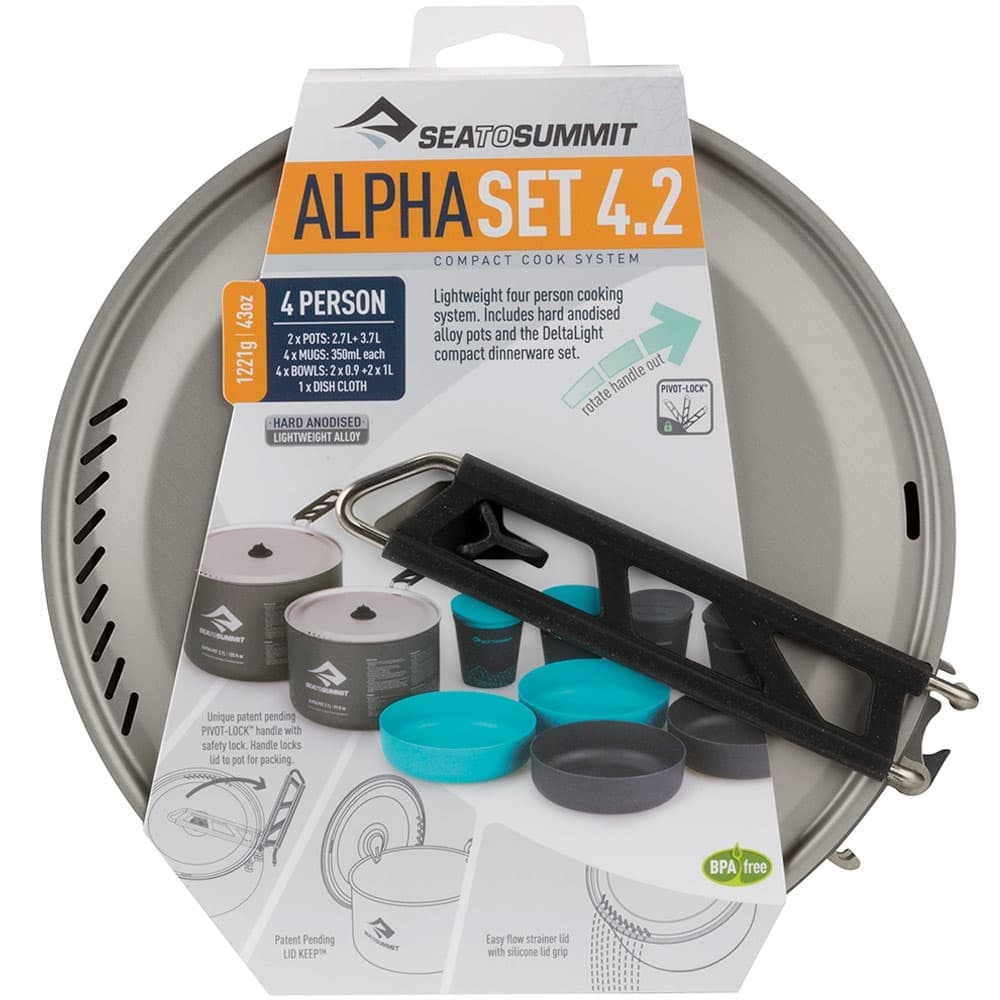 Sea to Summit Alpha Pot Camping Cookware (4.2 Liters) - International Mall Pull-out