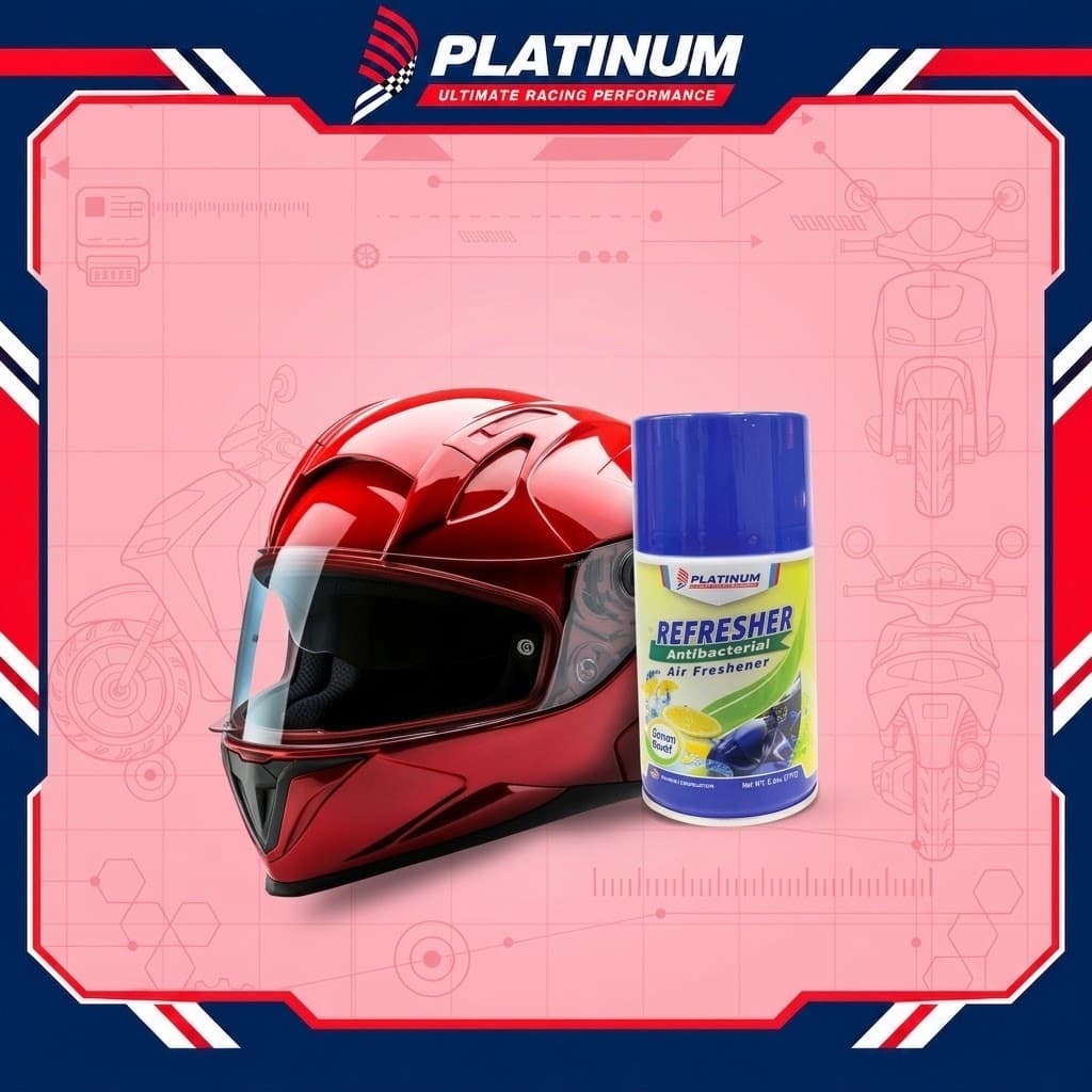 Platinum Refresher Antibacterial Multi Purpose Freshener for Helmet and Automotive-