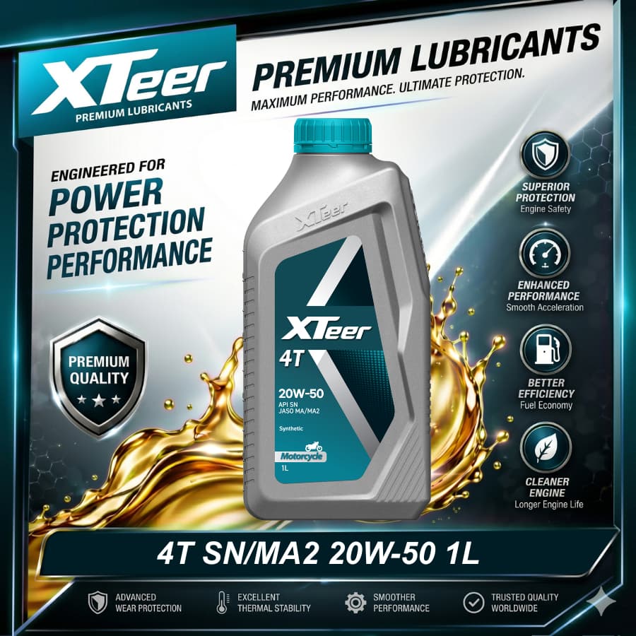 XTeer 4T SN/MA2 20W-50 Synthetic | 1L & 0.8L;;''''
