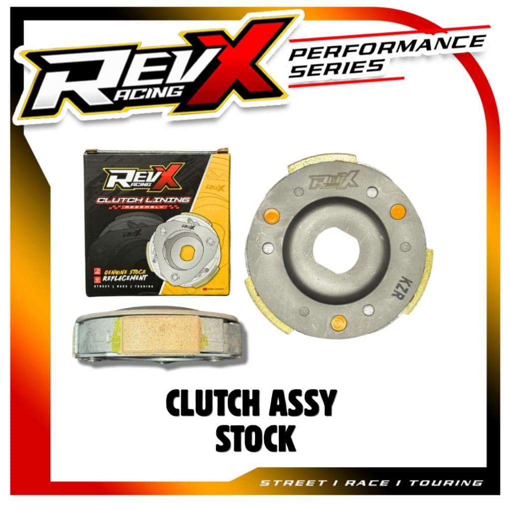 REVX CLUTCH ASSY STOCK FOR BEAT/MIO M3/BEAT FI/CLICK125/150/GY6-125/NMAX.,