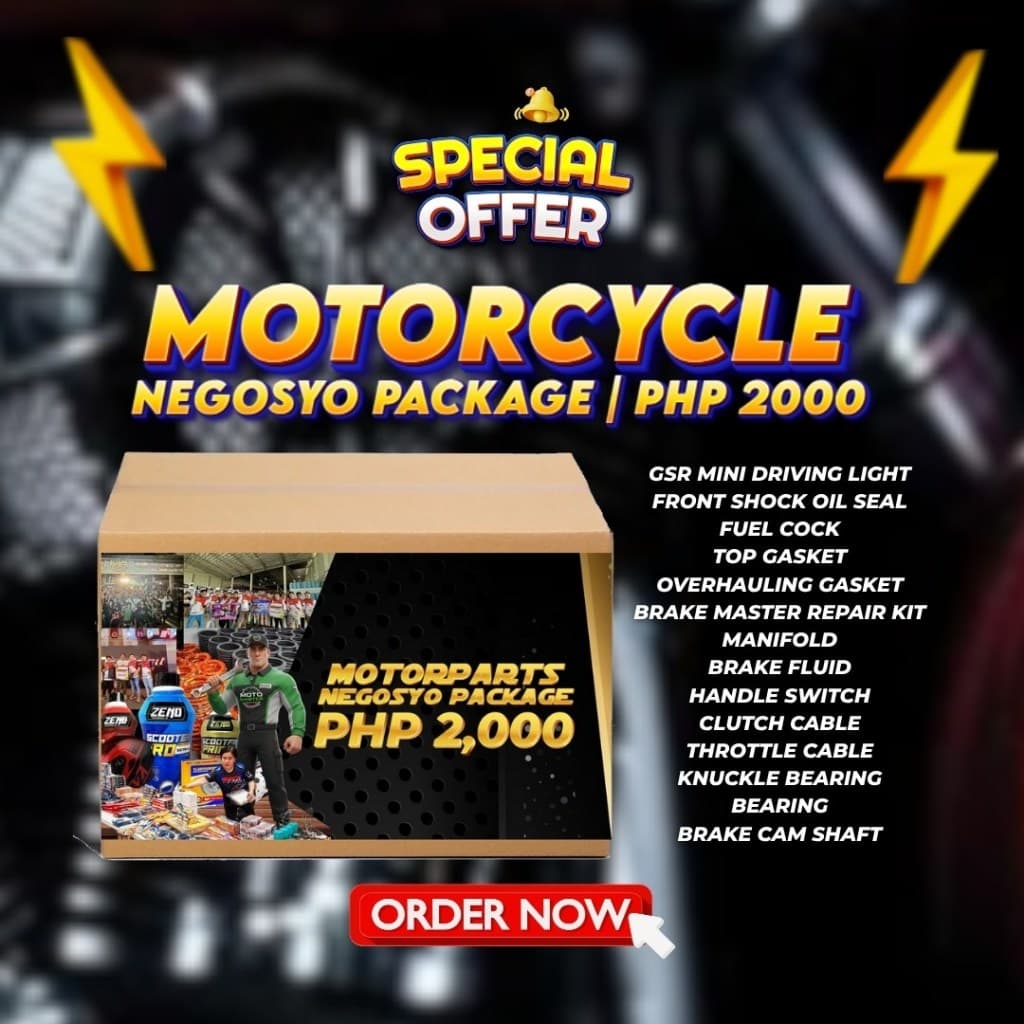2K MOTORCYCLE PARTS NEGOSYO PACKAGE -