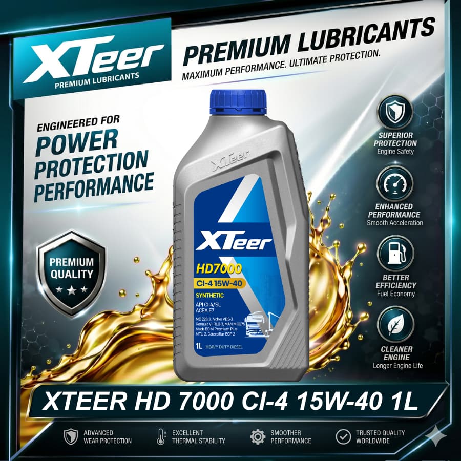 XTeer HD 7000 CI-4 15W-40 | Synthetic | 1LITER !!!;'