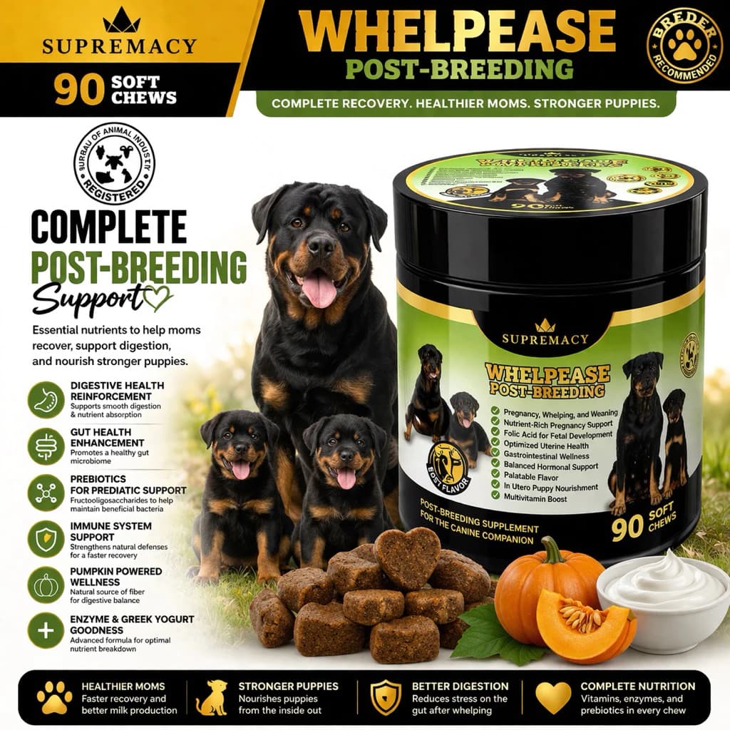 Supremacy Advanced Canine Wellness Treats For Dogs Daily Health Immunity Nutrition Boost For Dam